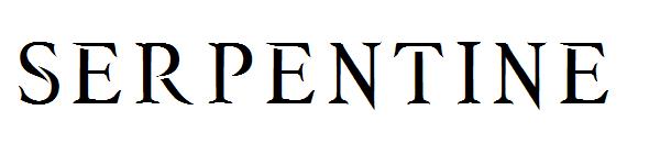 SERPENTINE字体