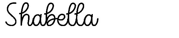 Shabella字体