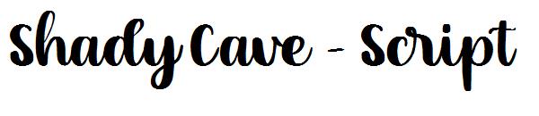 Shady Cave - Script字体