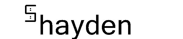 Shayden字体