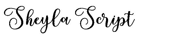 Sheyla Script字体