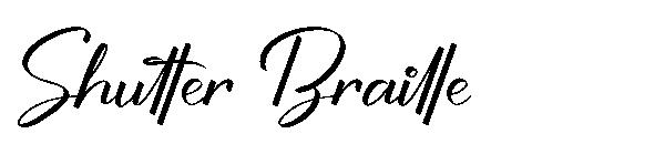 Shutter Braille字体