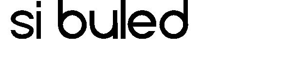 Si Buled字体