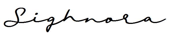 Sighnora字体