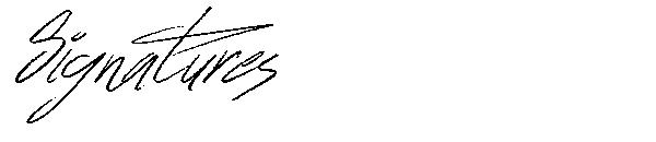 Signatures字体
