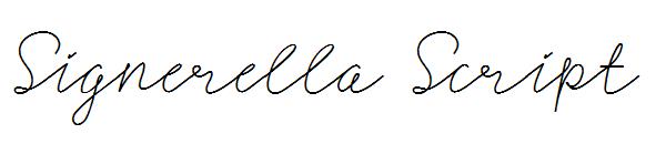 Signerella Script字体
