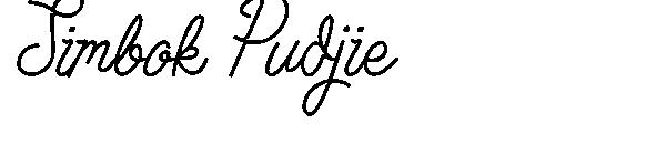Simbok Pudjie字体