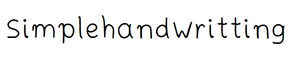 Simplehandwritting字体