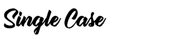 Single Case字体