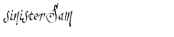 sinisterSam字体