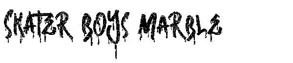 Skater Boys Marble字体