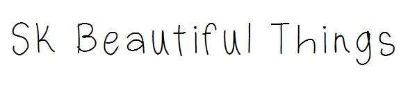 SK Beautiful Things字体