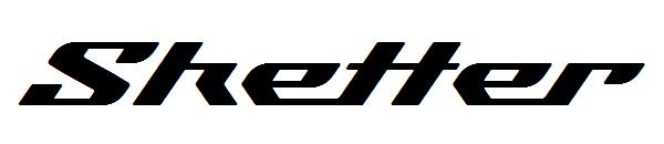 Sketter字体