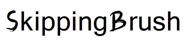SkippingBrush字体