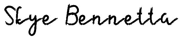 Skye Bennetta字体