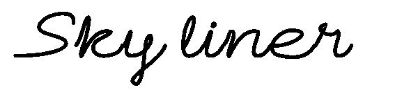 Sky liner字体