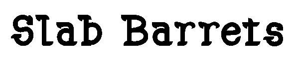 Slab Barrets字体
