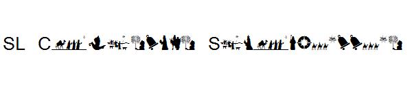 SL Christmas Silhouettes字体