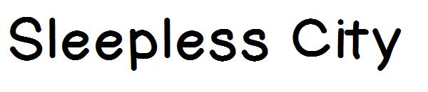 Sleepless City字体