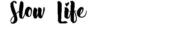 Slow Life字体