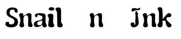 Snail  n  Ink字体