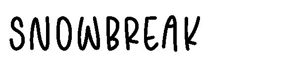SNOWBREAK字体