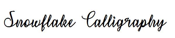 Snowflake Calligraphy字体