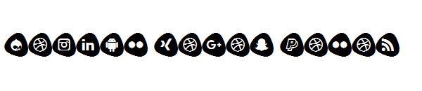 Social Logos Color字体