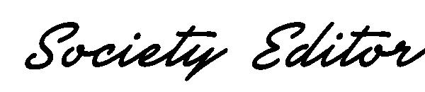 Society Editor字体