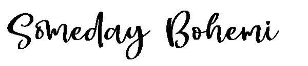 Someday Bohemi字体