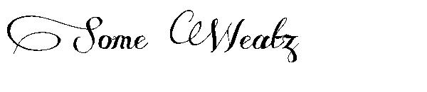Some Weatz字体