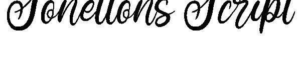 Sonettons Script字体