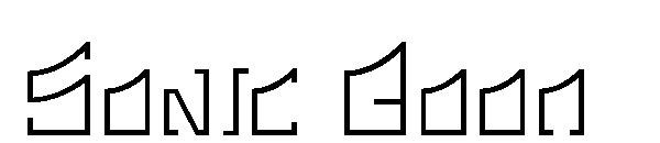 Sonic Boom字体
