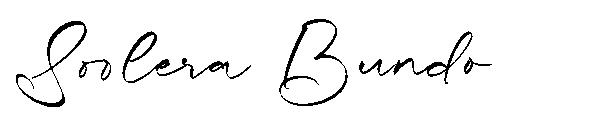Soolera Bundo字体