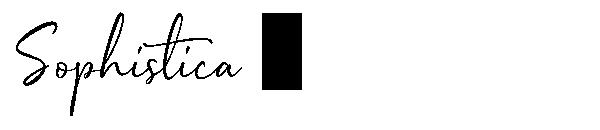 Sophistica 1字体