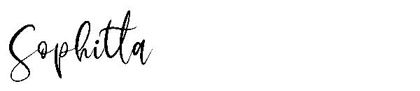Sophitta字体