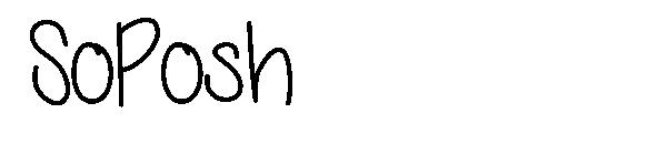 SoPosh字体