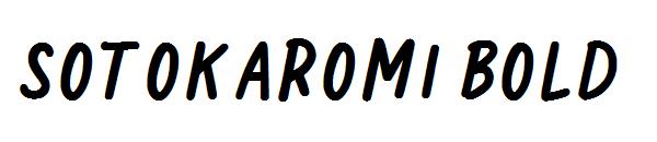 Sotokaromi Bold字体