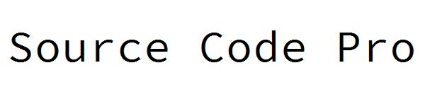Source Code Pro字体
