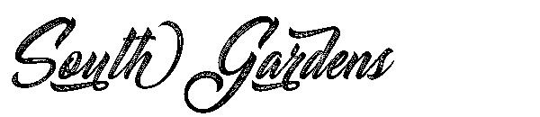 South Gardens字体