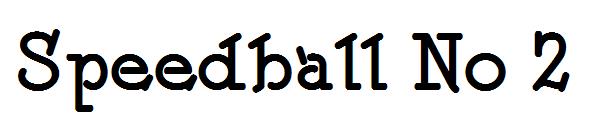 Speedball No 2字体