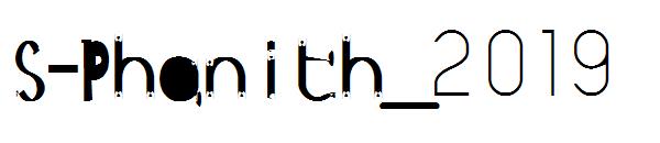 S-Phanith_2019字体