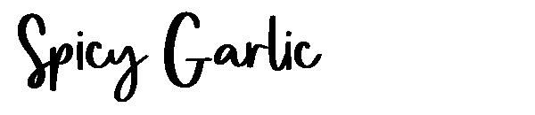 Spicy Garlic字体