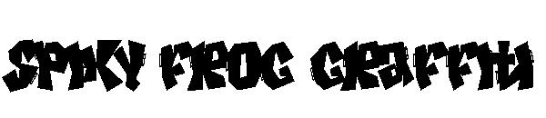 Spiky Frog Graffiti字体