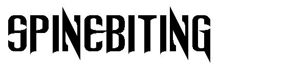 Spinebiting字体