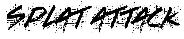 Splat Attack字体