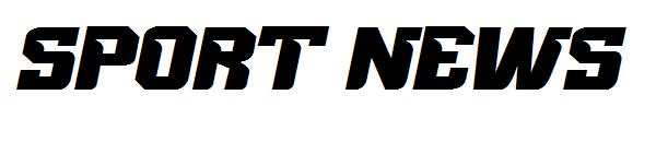 SPORT NEWS字体