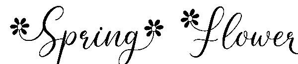 Spring Flower字体