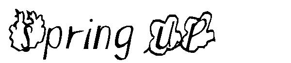 Spring UP字体