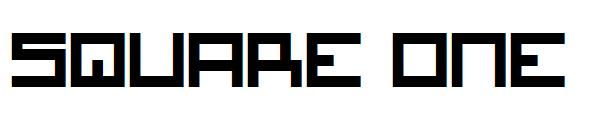 Square One字体